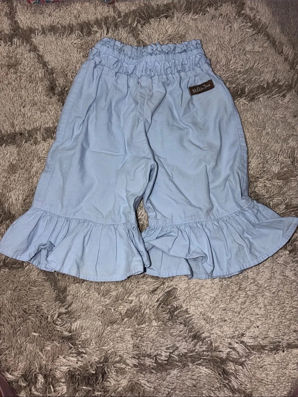 Matilda Jane Light Blue Ruffle Kick Flare Pants